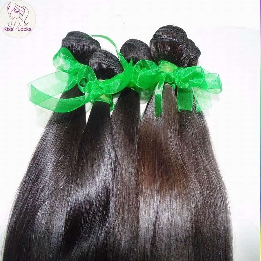 KissLocks Cuticle aligned Raw Virgin Hair Best Cambodian Natural Straight Hair No Tangle No Shedding