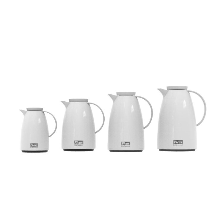 0.5L/1.0L/1.5L/2.0L plastic body and glass liner vacuum jug keep water hot and cold vacuum coffee carafe