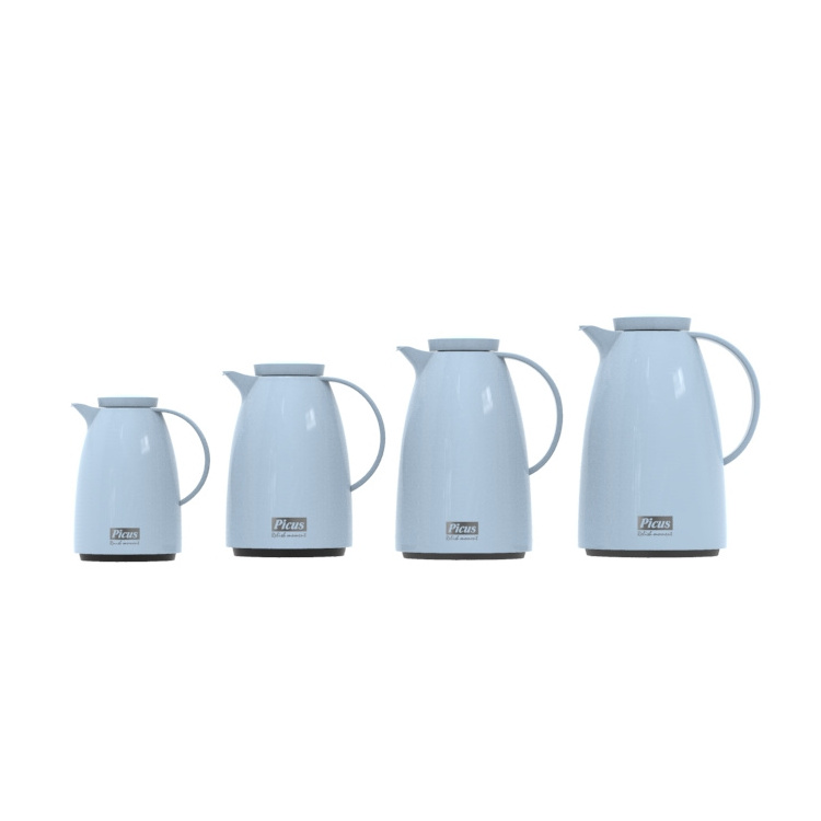 0.5L/1.0L/1.5L/2.0L plastic body and glass liner vacuum jug keep water hot and cold vacuum coffee carafe