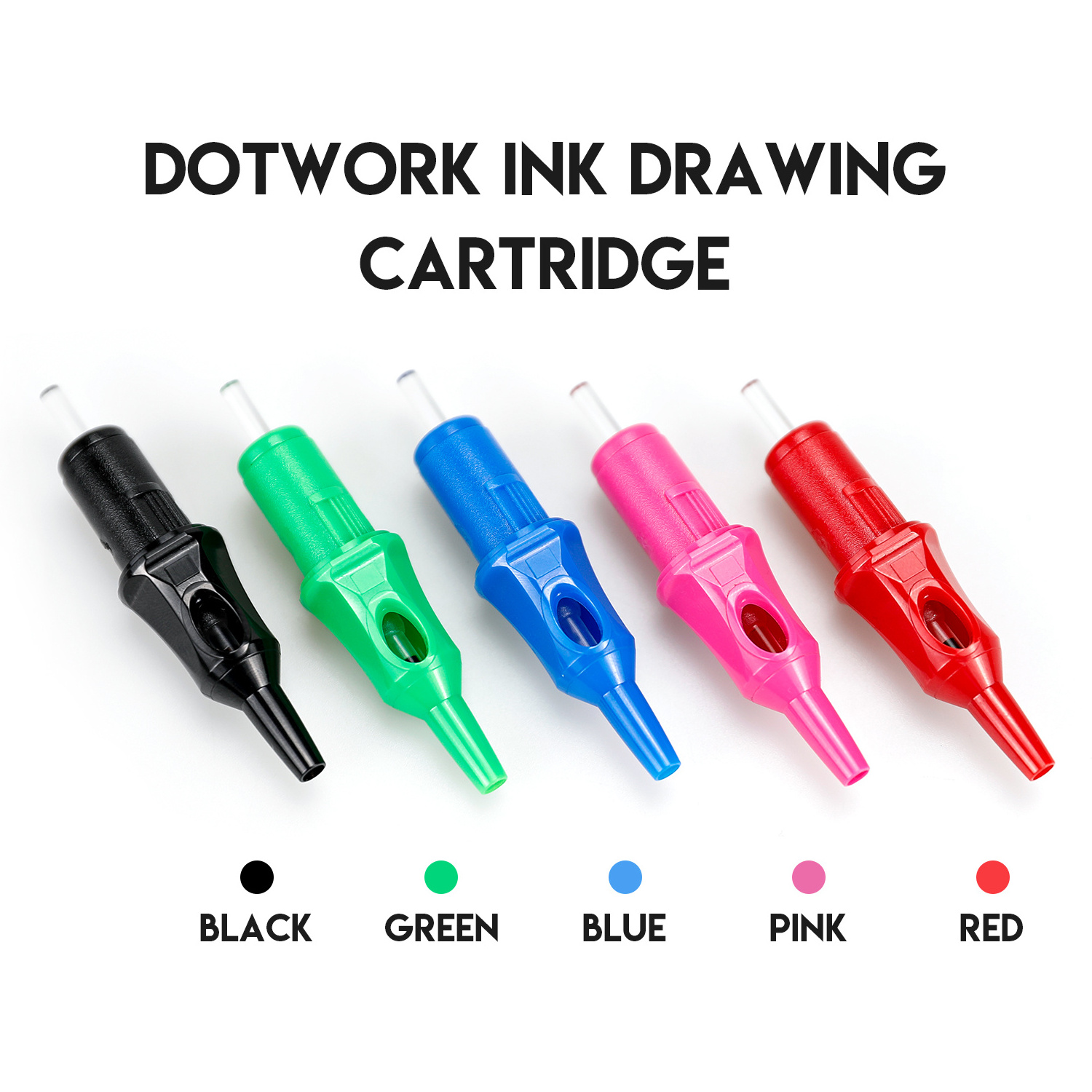 Kissure Tattoo Pen Newest Design Ball Point Cartridge Tattoo Beginner Practice Tools available Dotwork Ink Drawing Cartridge