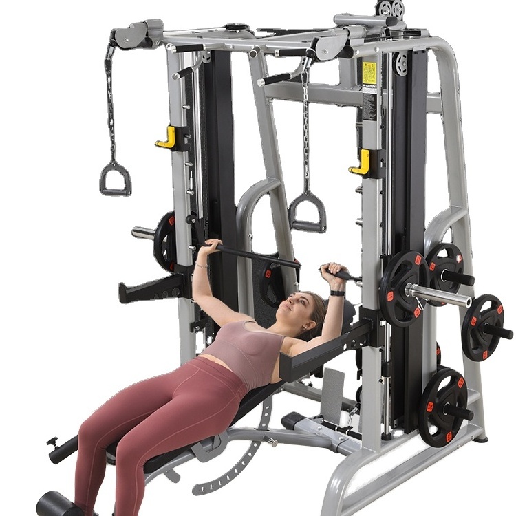 multi functional gym equipment lock smith machine weights functional trainer with smith machine dhz