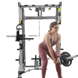 multi functional gym equipment lock smith machine weights functional trainer with smith machine dhz