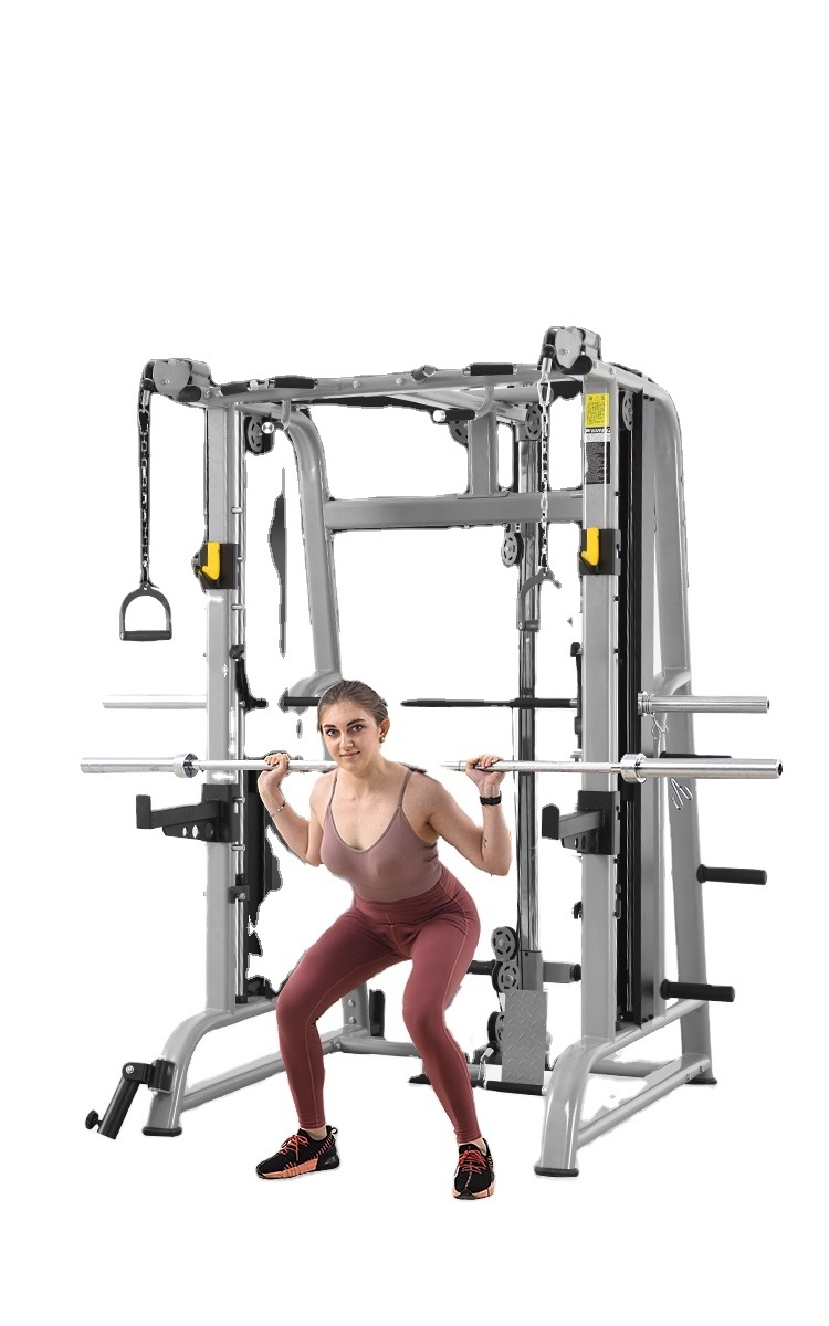 multi functional gym equipment lock smith machine weights functional trainer with smith machine dhz