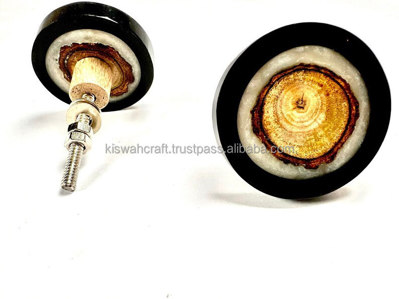 Hot Selling Mango Wood Knob For Drawer Cabinet Drawer Knob For High Quality For Hardware Use kitchen Home Use