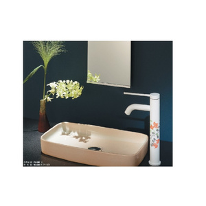 Single Small Bowl White Wash Basins Bathroom Prices Farmhouse Kitchen Sink Ceramic Japanese basin faucet