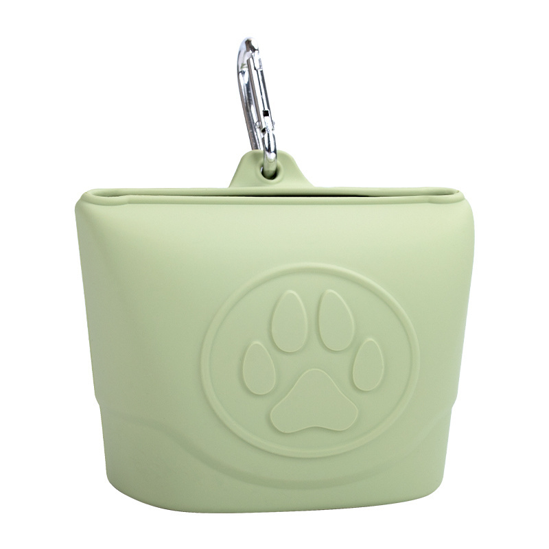 Portable Waterproof Puppy Treat Bag Dog Training Treat Pouch Training Silicone Dog Treat Bag Pouch