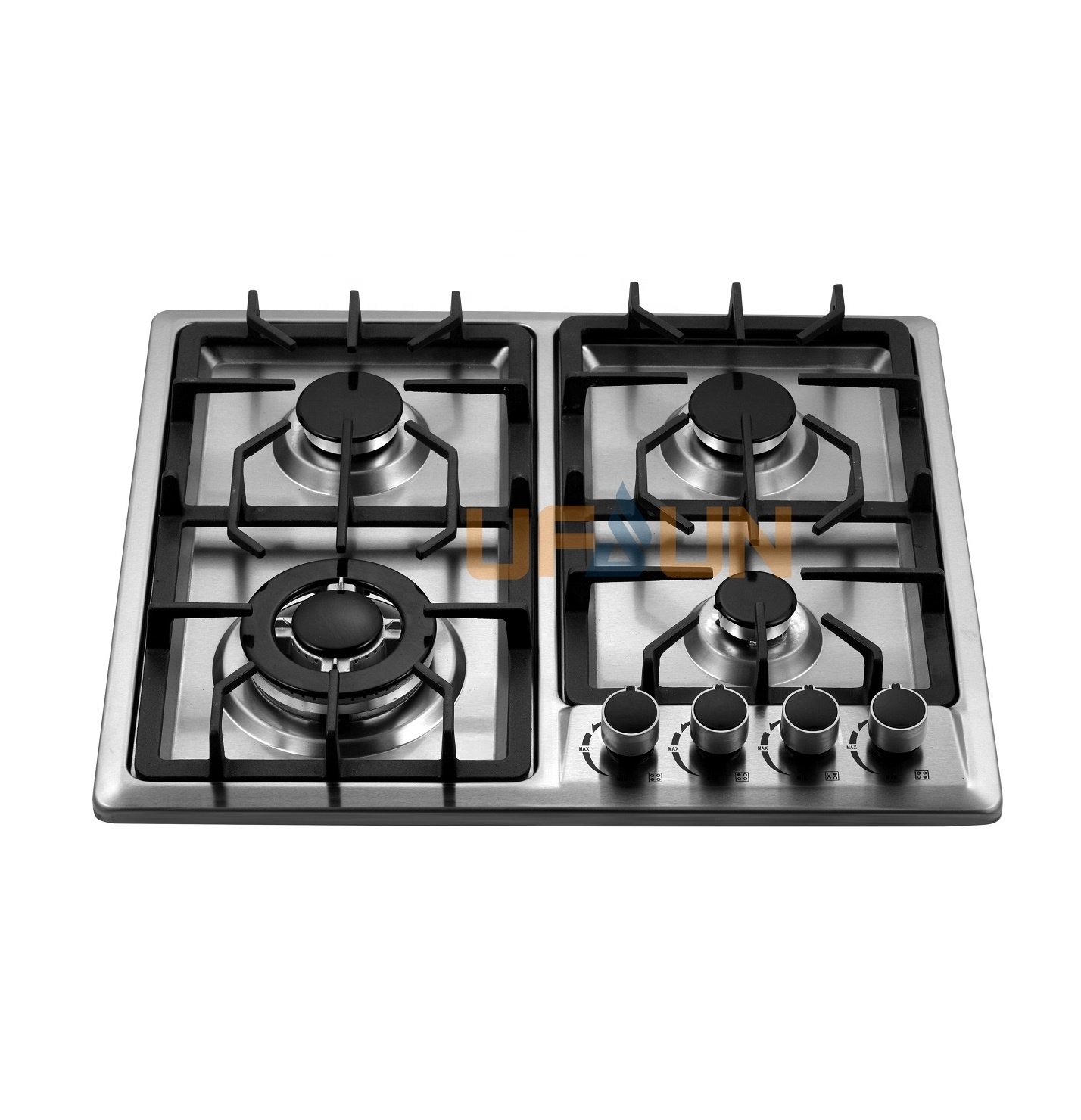 Hot selling model infrared ceramic Stainless Steel Top Plate  Built-in 60cm gas cooker 4 stove with oven