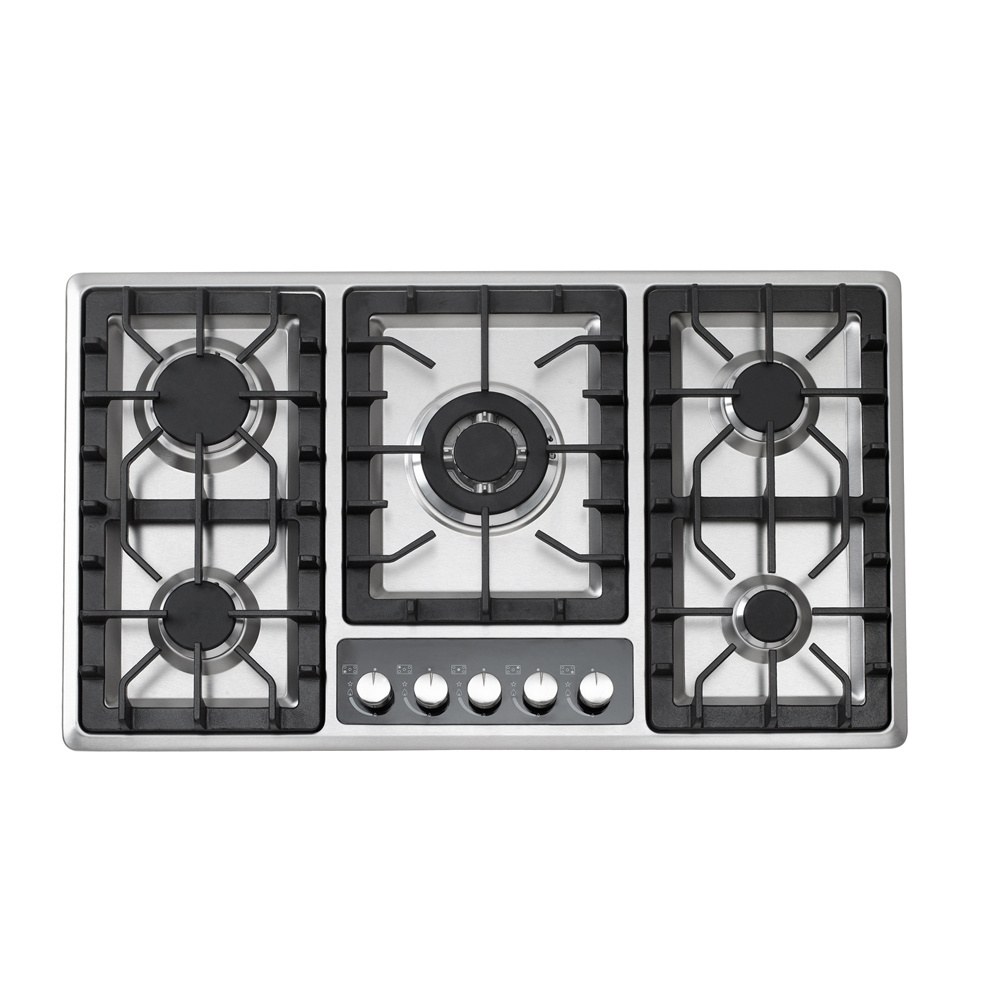 5 burners Cook tops Easy cleaning Gas Stove Kitchen Room Gas Burners Stoves Built-in Gas Stove Hob