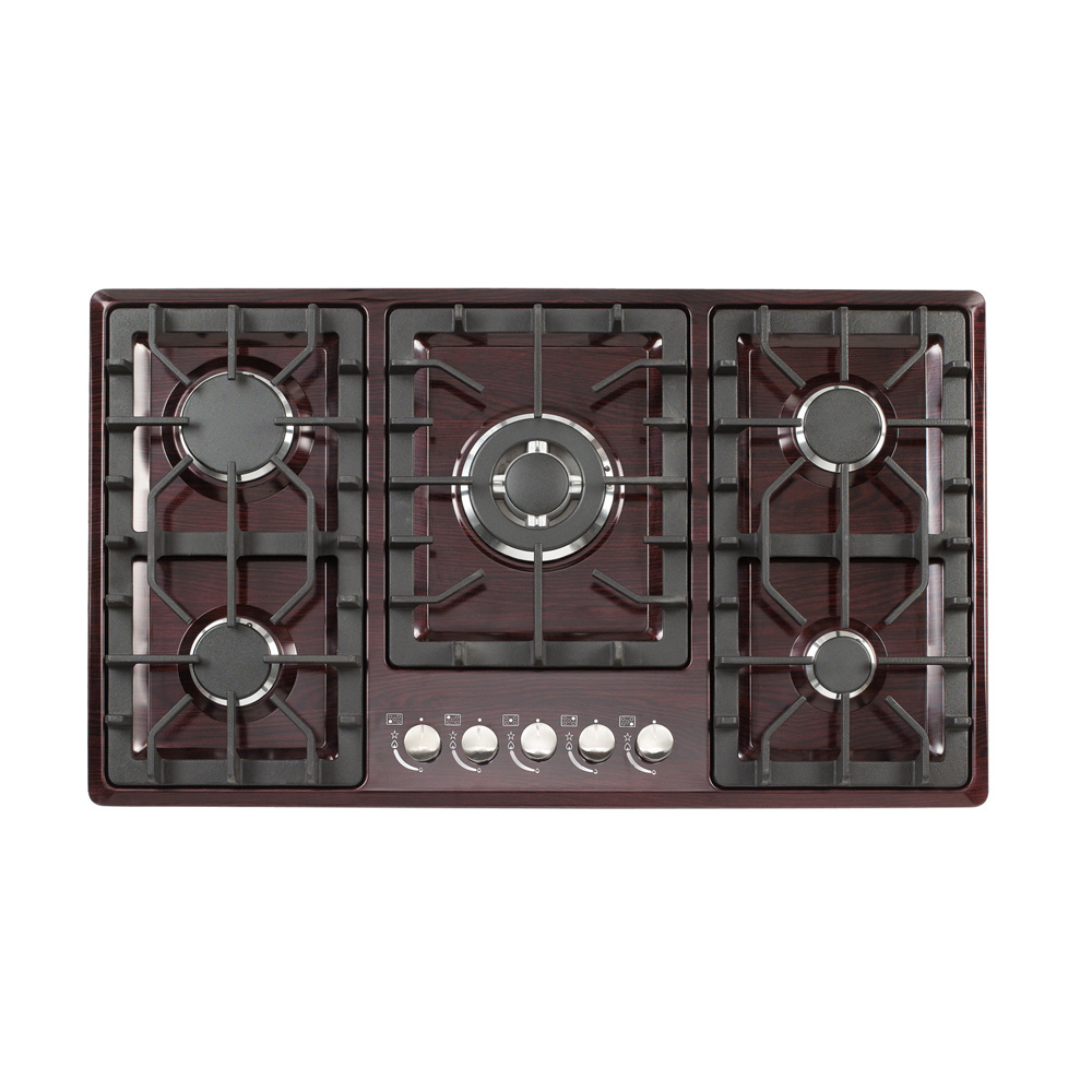 5 burners Cook tops Easy cleaning Gas Stove Kitchen Room Gas Burners Stoves Built-in Gas Stove Hob