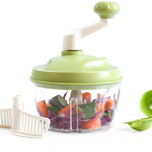 Multifunctional ginger garlic vegetable slicer shredder chopper and salad spinner, veggie food shredder lettuce chopper, cutter