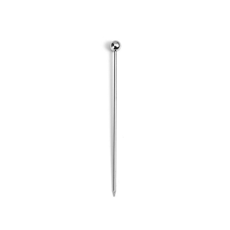 Stainless Steel Cocktail Picks Reusable Toothpick Metal Martini Toothpicks for Olives Sandwich Fruit Picks