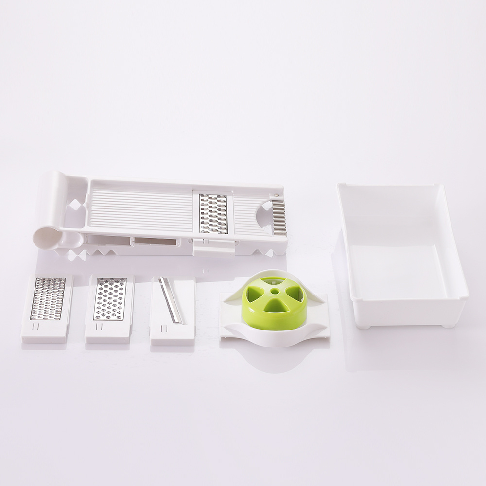 kitchen manual triple mini salad tomato onion carrot vegetable mandoline potato slicer with box