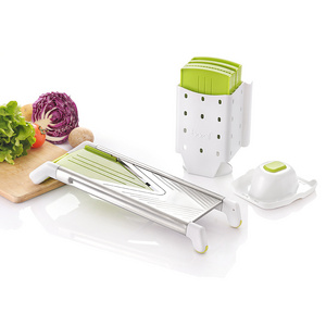 5-blade stainless steel salad making food cabbage lemon tomato garlic onion potato mandoline V vegetable slicer