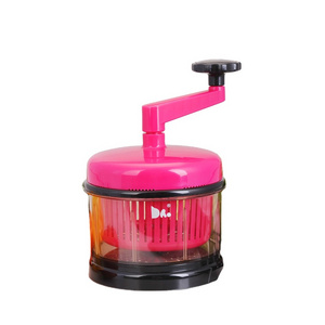 Plastic manual vegetable baby food chopper processor