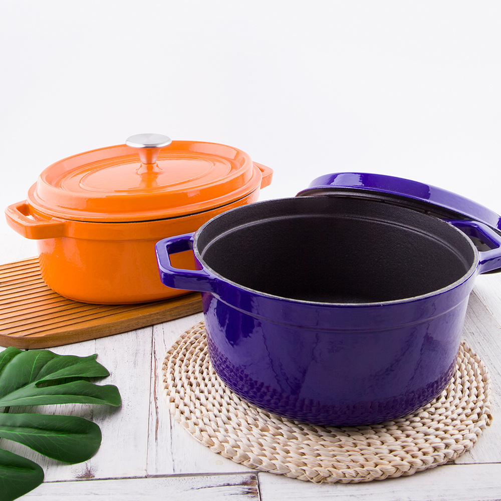 Kitchen Accessories Enameled Cast Iron Casserole Cookware Soup Pot Stewed Cooking Pot Kitchenware