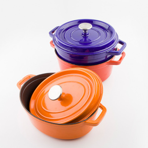 Kitchen Accessories Enameled Cast Iron Casserole Cookware Soup Pot Stewed Cooking Pot Kitchenware