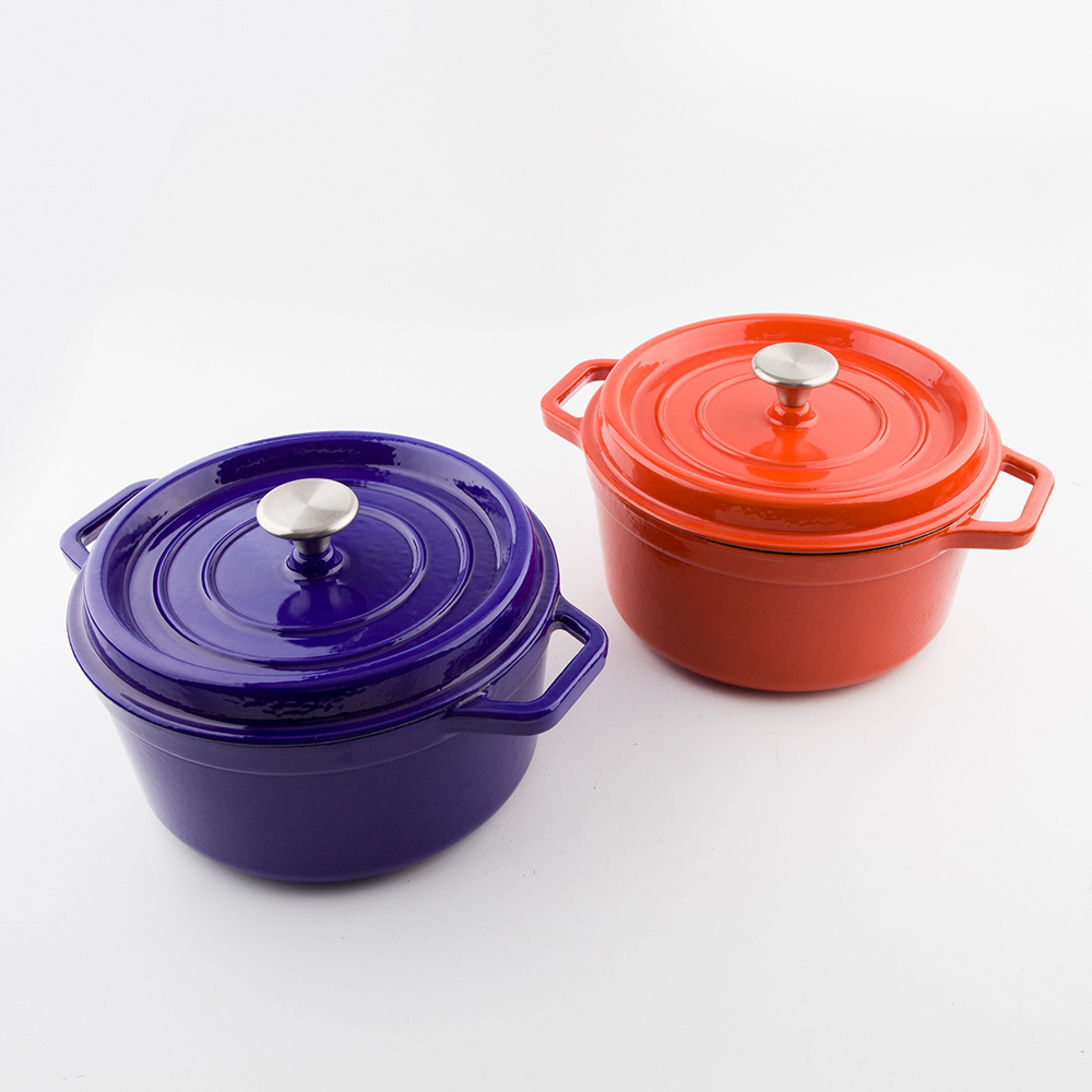 Kitchen Accessories Enameled Cast Iron Casserole Cookware Soup Pot Stewed Cooking Pot Kitchenware