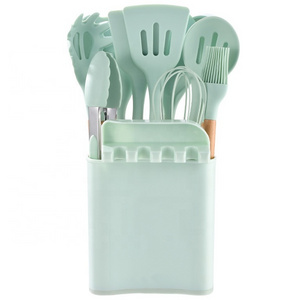 Ustensiles De Cuisine Utensilios De Cocina Unique Home and Kitchen Cooking Silicone Kitchen Utensils Set with Wooden Handle