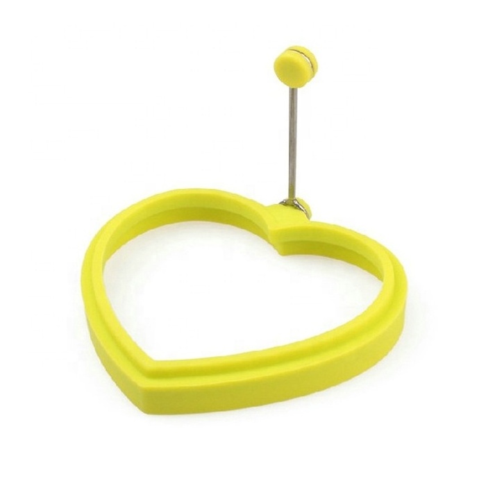 Perfect Heart Shaped Silicone Egg Fried Slip Rings Pancake Molds