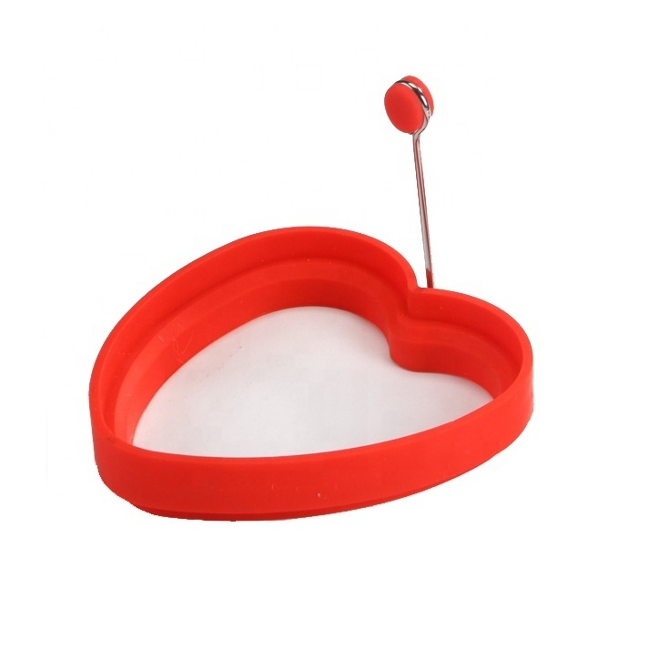 Perfect Heart Shaped Silicone Egg Fried Slip Rings Pancake Molds