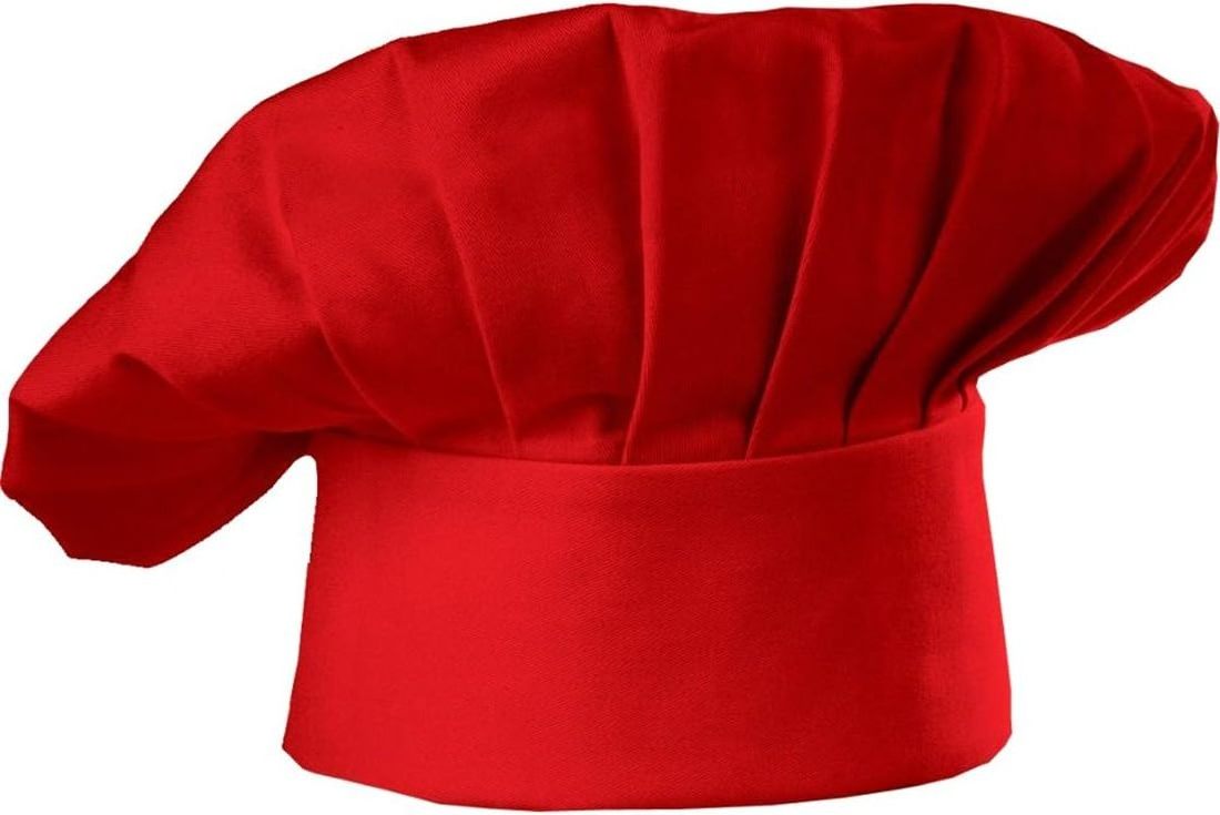 Unisex Chef Apron Hat Set Cotton Kitchen Apron Adult Adjustable with Butcher Hat Baker Costume Kitchen Pocket Pinafore