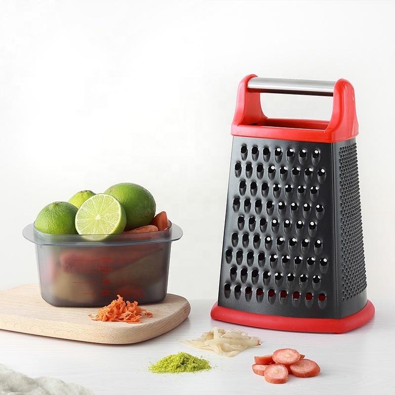 Amazon wholesale Multifunctional stainless steel kitchen vegetable grater with container best selling products in usa