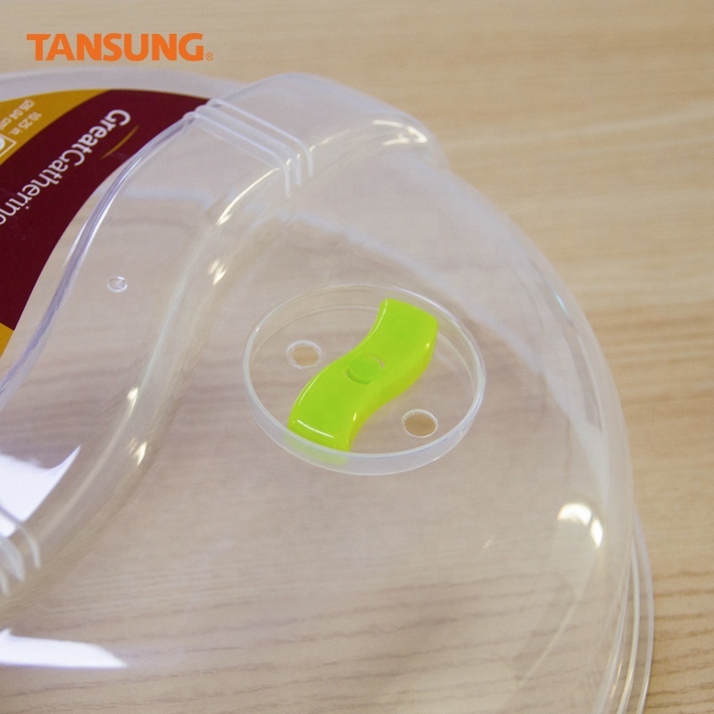 Hot Selling Products Plastic Clear Round Microwave Dome Plate Cover