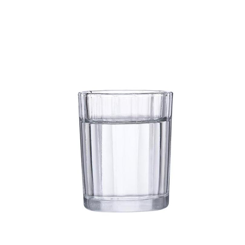 Glass Cup shot glas  bedrukt Beer Good Quality Glas Bottle Wine Glasses Unbreakable Double Wall Set Glass Cup With Handle