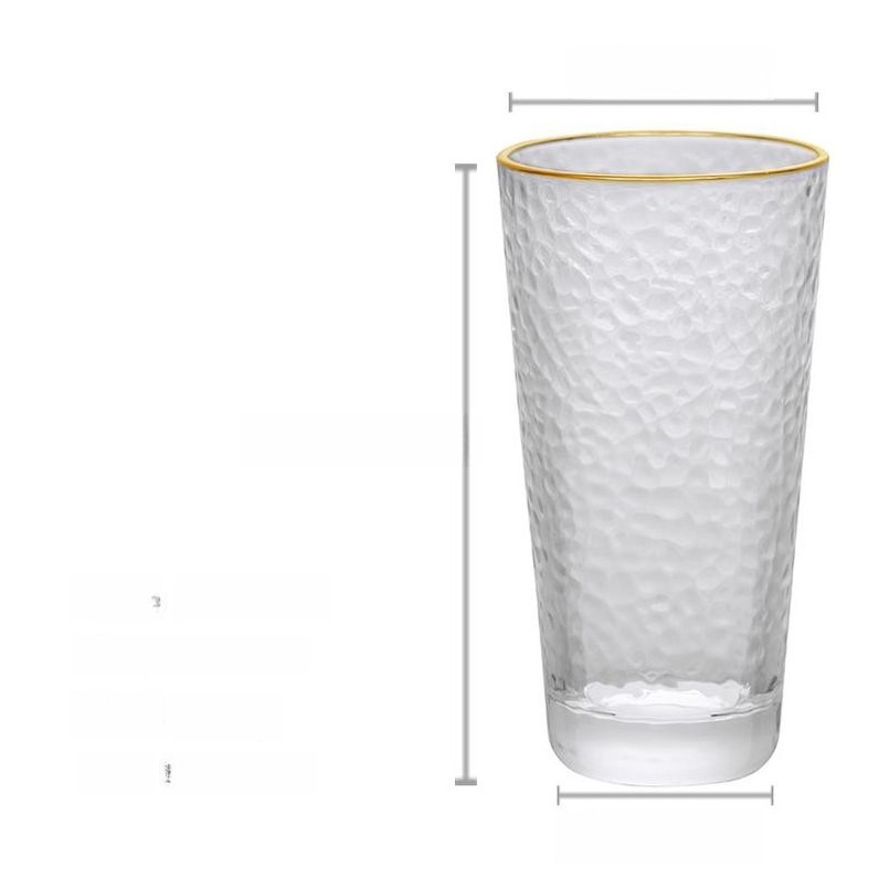 Glass Cup Dessert Glas Bottle Shot 16 Oz With Handle Low Price Custom New Fashion Crystal Top Selling Crackle Wine Glass