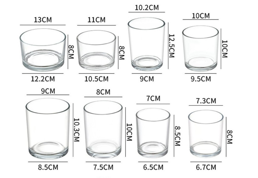 Clear Glass Tealight Candle Holder- Glass Votive Candle Holders Bulk Set of 36 - Clear Candle Holder for Thanks Giving Table Dec