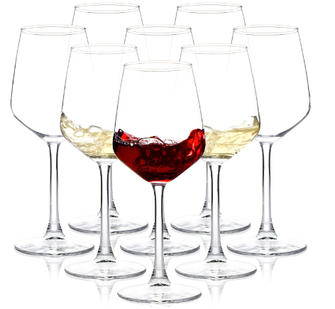 Wholesale Custom 300-400ML Stemmed Drinking Glasses  Red Wine Glasses