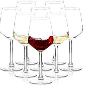 Wholesale Custom 300-400ML Stemmed Drinking Glasses  Red Wine Glasses