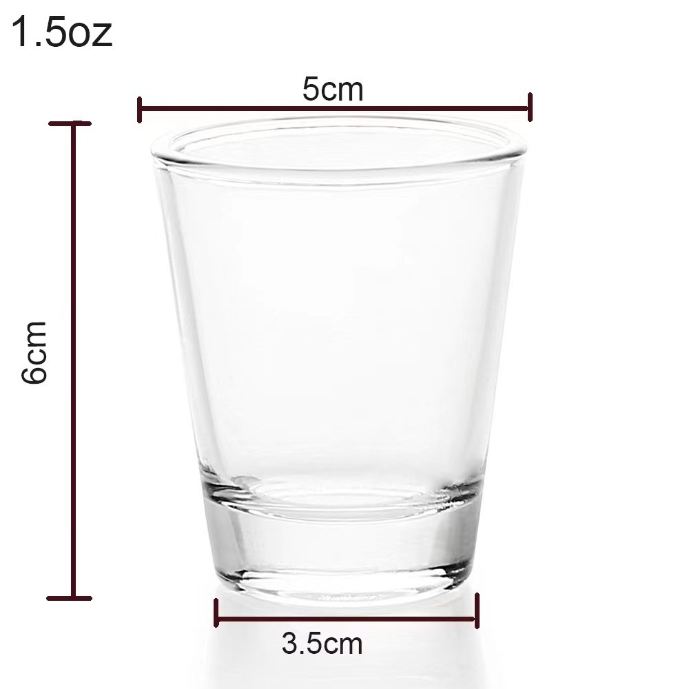 Wholesale Personalized Custom Shot Glasses Logo Mexican Tequila Espresso Shot Cups