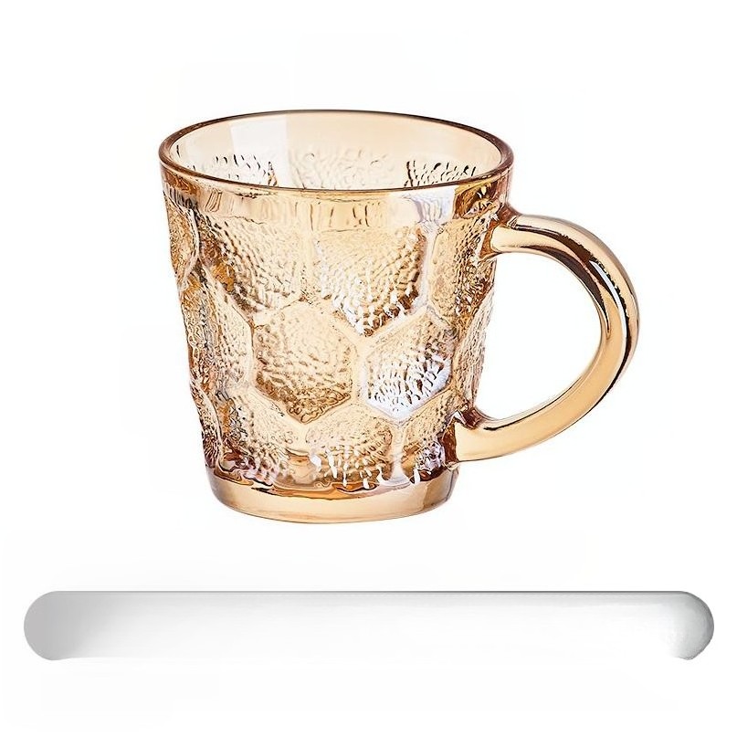 Glass Cup Tasse En Verre Promotional Crystal Shot Small Bulk Candle Popular With Bamboo Lid Glas  Water Glass Cup To Go