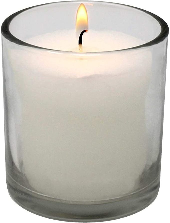 Candle in glass jar  glass cup 10 hour votive candles