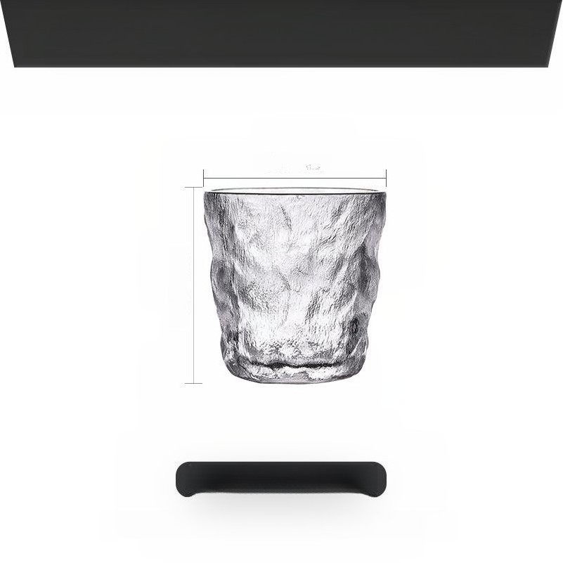 Glass Cup Tasse En Verre Promotional Crystal Shot Small Bulk Candle Popular With Bamboo Lid Glas  Water Glass Cup To Go