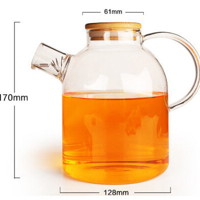 Range Coffee Server 800ml 27oz Kettle Thickened Glass Heat Resist Drip Pot for Hand Drip Coffee Tea Water