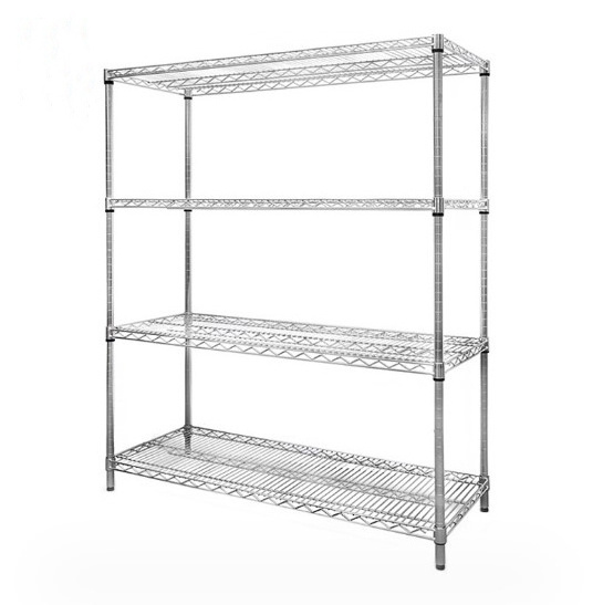 Heavy Duty chrome Metal Storage Wire Shelf Wire Rack Shelving