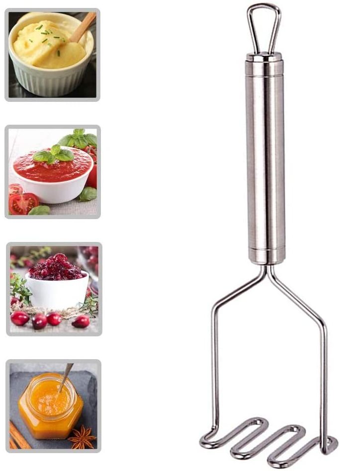 Mash Potato Ricer Stainless Steel Ricer Baby Food Strainer Fruit Masher and Food Press