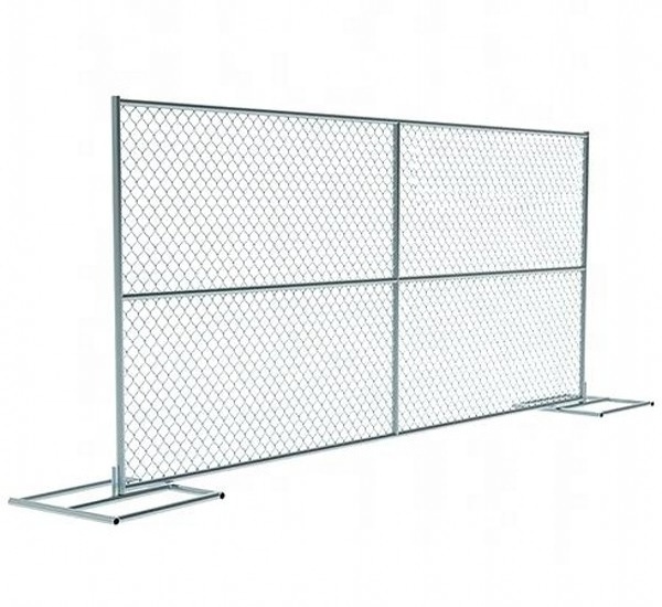 portable chain link fence panels be used temporary fence for construction