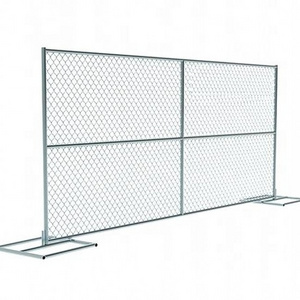 portable chain link fence panels be used temporary fence for construction