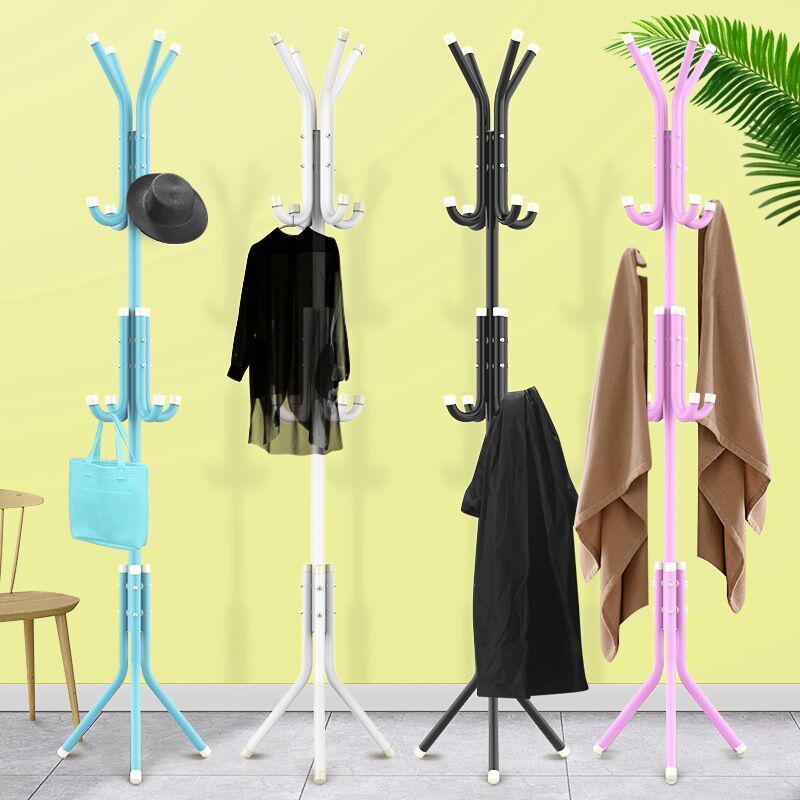 Hot Selling Metal Coat Rack with 3 Tier 12 Hook, Free Standing Coat Hat Hanger Organizer Rack Clothing Display and Hat Rack