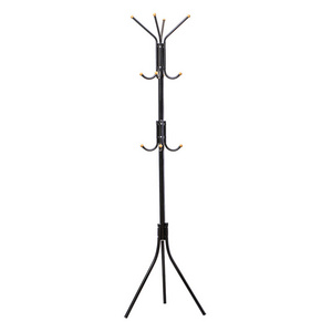 Hot Selling Metal Coat Rack with 3 Tier 12 Hook, Free Standing Coat Hat Hanger Organizer Rack Clothing Display and Hat Rack