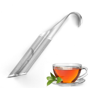 Stainless Steel long handle Tea Strainer for Loose Leaf and Herbal Tea