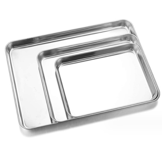 Stainless Steel Baking Cookie Tray and Cooling Rack