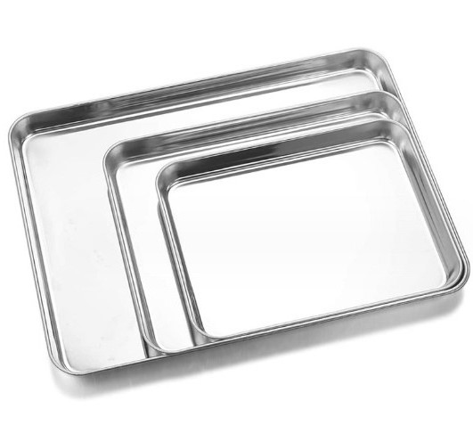 Stainless Steel Baking Tray Bread Cookie Pan