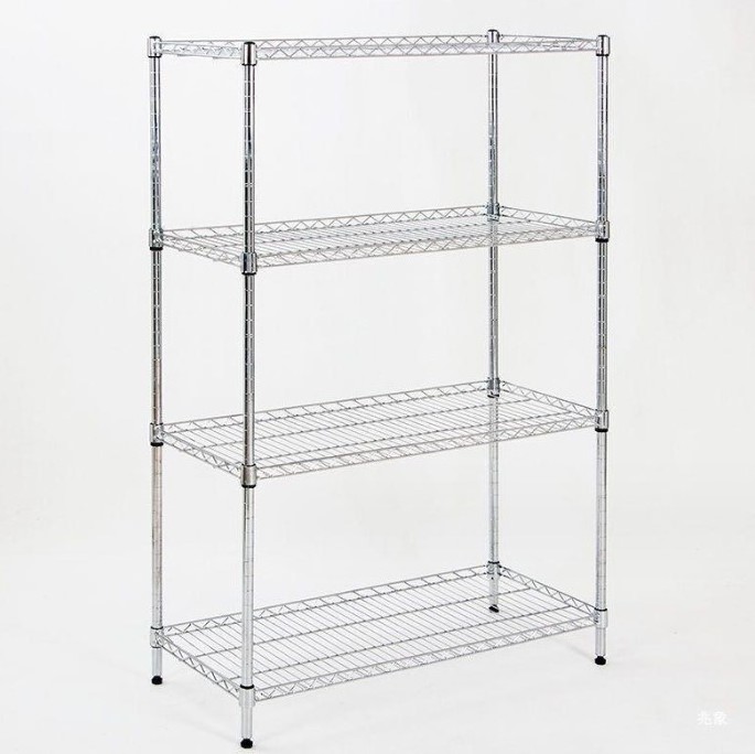 Heavy Duty chrome Metal Storage Wire Shelf Wire Rack Shelving