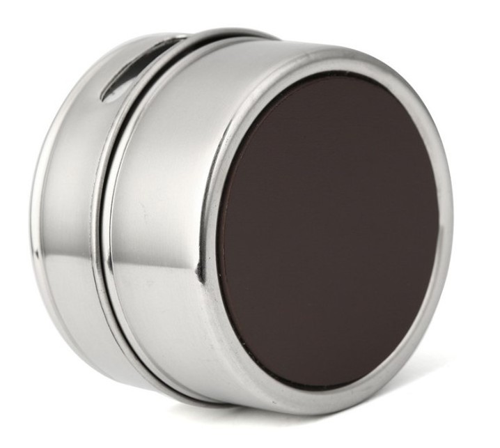 stainless steel magnetic spice jar