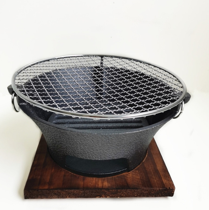 round Stainless Steel BBQ Grill Grate with Cross Wire Meshes Accessory for Steaming Cooling & Cooking for Barbecue Grilling