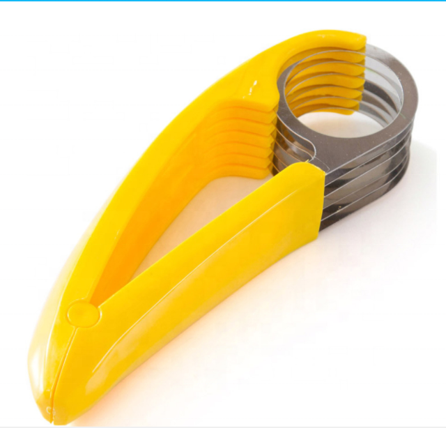 Creative Stainless Steel Kitchen Tools Banana Chopper Fruit Cutter Cucumber Vegetable Peeler slicers